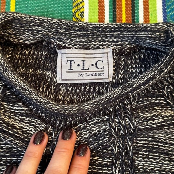 vintage TLC by Tony Lambert ribbed knit sweater - Picture 2 of 7